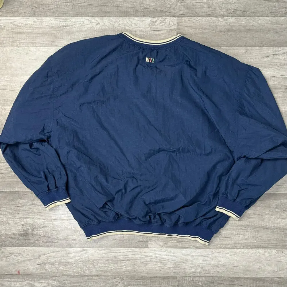 Vintage Men’s Navy Pullover Windbreaker Golf Size XXL